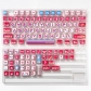 Sweet & Spicy Witch 104+18 Clear PC+PBT Dye-subbed Pudding Jelly Keycaps Set ASA/Cherry Profile Mechanical Keyboard